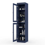 Mobiletto da bagno 16,5" in legno massello al 100% con ante opzionali di Palace Imports