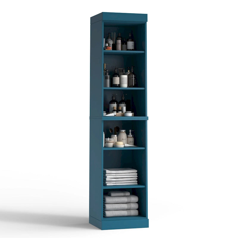 Mobiletto da bagno 16,5" in legno massello al 100% con ante opzionali di Palace Imports