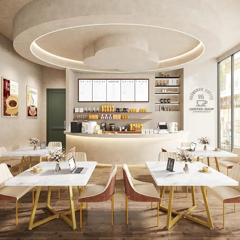 Tavolo da pranzo quadrato per 4 persone, tavolo da pranzo industriale da 80 cm per piccoli spazi