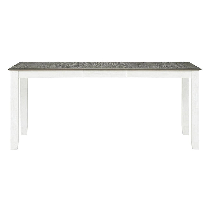 Set da pranzo 7 pezzi in stile retrò per 6 persone - Tavolo allungabile e 6 sedie imbottite