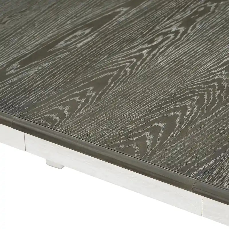 Set da pranzo 7 pezzi in stile retrò per 6 persone - Tavolo allungabile e 6 sedie imbottite