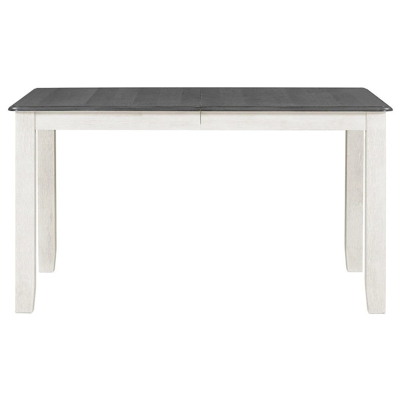Set da pranzo 7 pezzi in stile retrò per 6 persone - Tavolo allungabile e 6 sedie imbottite
