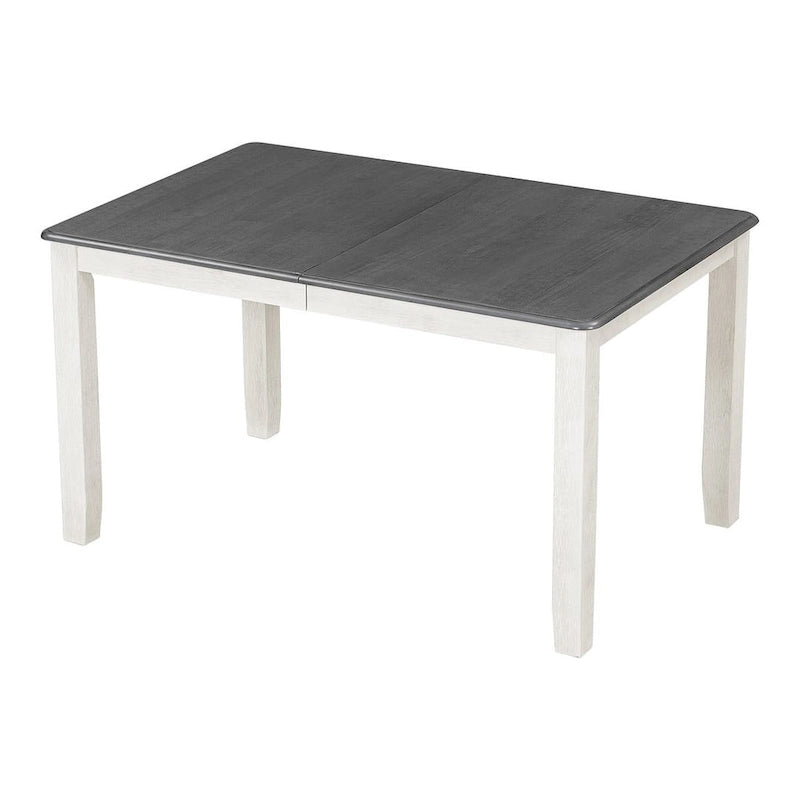 Set da pranzo 7 pezzi in stile retrò per 6 persone - Tavolo allungabile e 6 sedie imbottite