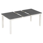Set da pranzo 7 pezzi in stile retrò per 6 persone - Tavolo allungabile e 6 sedie imbottite