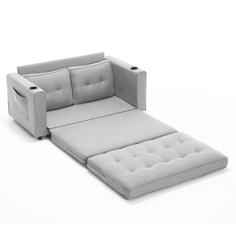 Divanetto imbottito pieghevole con letto estraibile convertibile