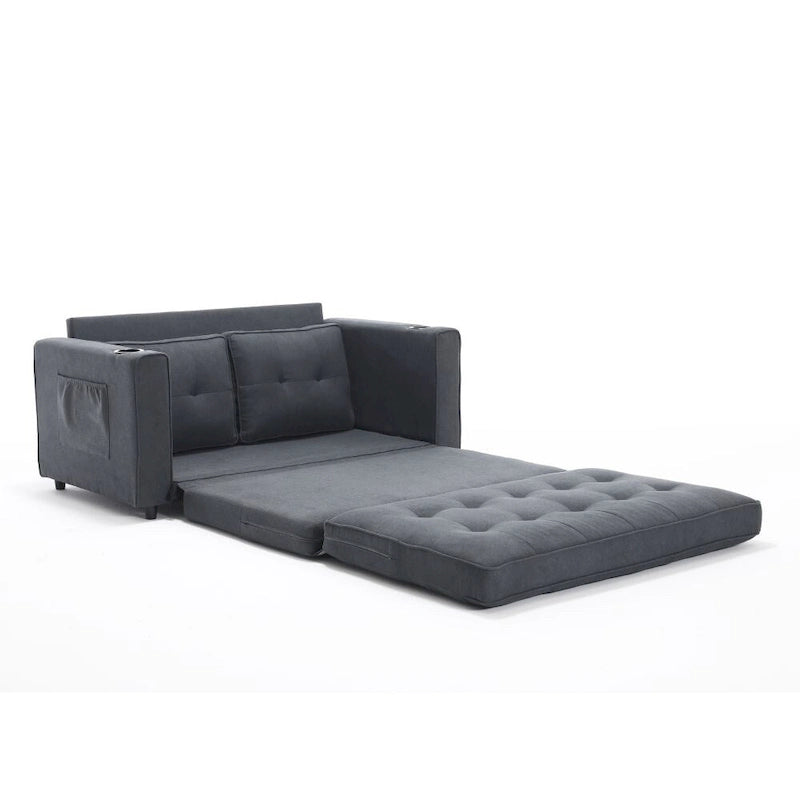 Divanetto imbottito pieghevole con letto estraibile convertibile