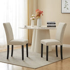 Javlergo Sedie da Pranzo Set da 2/4/6, Sedie da Cucina Imbottite Sedia Laterale per Sala da Pranzo con Schienale Imbottito