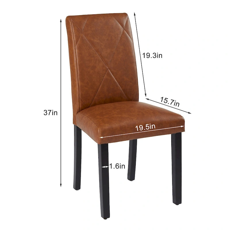 Javlergo Sedie da Pranzo Set da 2/4/6, Sedie da Cucina Imbottite Sedia Laterale per Sala da Pranzo con Schienale Imbottito
