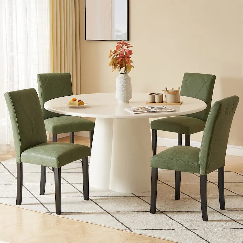 Javlergo Sedie da Pranzo Set da 2/4/6, Sedie da Cucina Imbottite Sedia Laterale per Sala da Pranzo con Schienale Imbottito