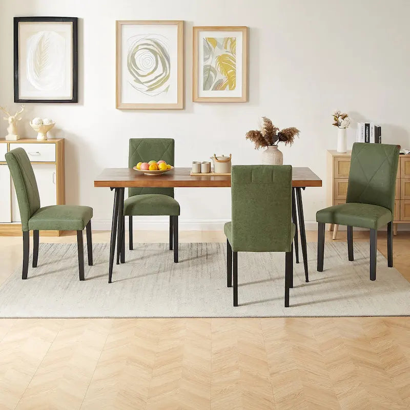 Javlergo Sedie da Pranzo Set da 2/4/6, Sedie da Cucina Imbottite Sedia Laterale per Sala da Pranzo con Schienale Imbottito