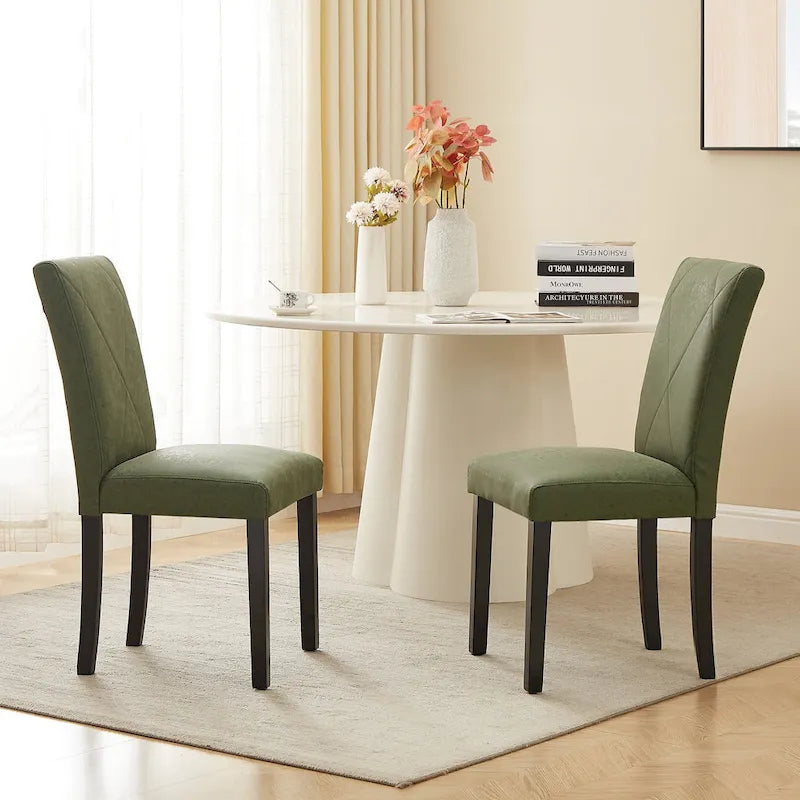 Javlergo Sedie da Pranzo Set da 2/4/6, Sedie da Cucina Imbottite Sedia Laterale per Sala da Pranzo con Schienale Imbottito
