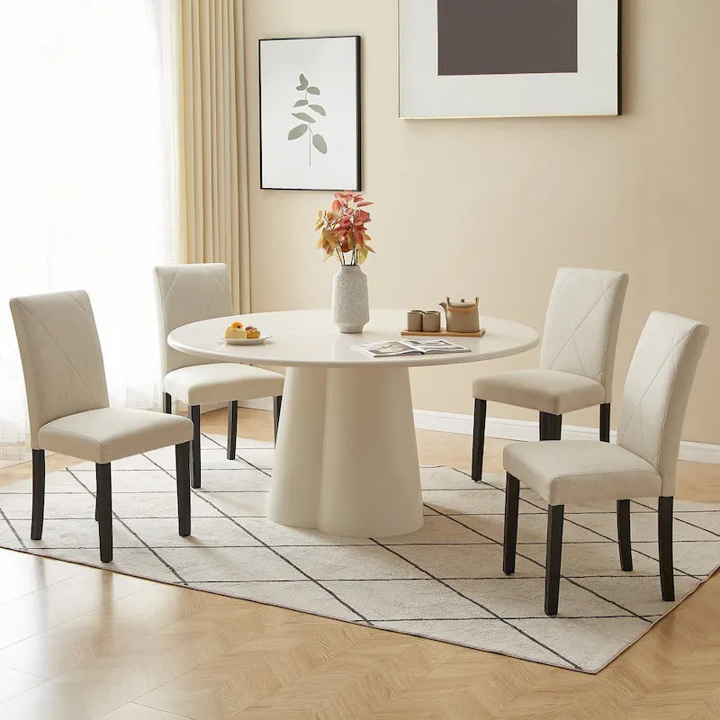 Javlergo Sedie da Pranzo Set da 2/4/6, Sedie da Cucina Imbottite Sedia Laterale per Sala da Pranzo con Schienale Imbottito