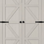 Dispensa da Cucina a Colonna Stile Rustico con 2 Cassetti e Ante, 162 cm