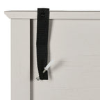 Dispensa da Cucina a Colonna Stile Rustico con 2 Cassetti e Ante, 162 cm