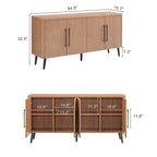 Madia Manhattan Comfort Mid Century Modern Jodie da 64.6 pollici