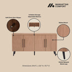 Madia Manhattan Comfort Mid Century Modern Jodie da 64.6 pollici