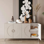 Madia/Credenza moderna laccata in legno a 4 ante