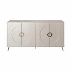 Madia/Credenza moderna laccata in legno a 4 ante