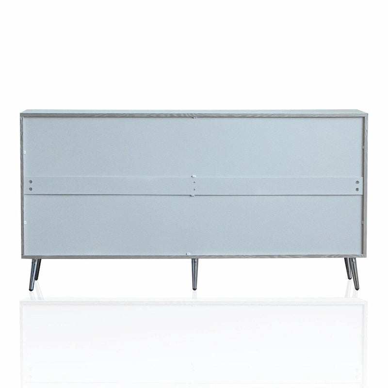 Madia/Credenza moderna laccata in legno a 4 ante