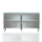 Madia/Credenza moderna laccata in legno a 4 ante