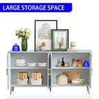 Madia/Credenza moderna laccata in legno a 4 ante