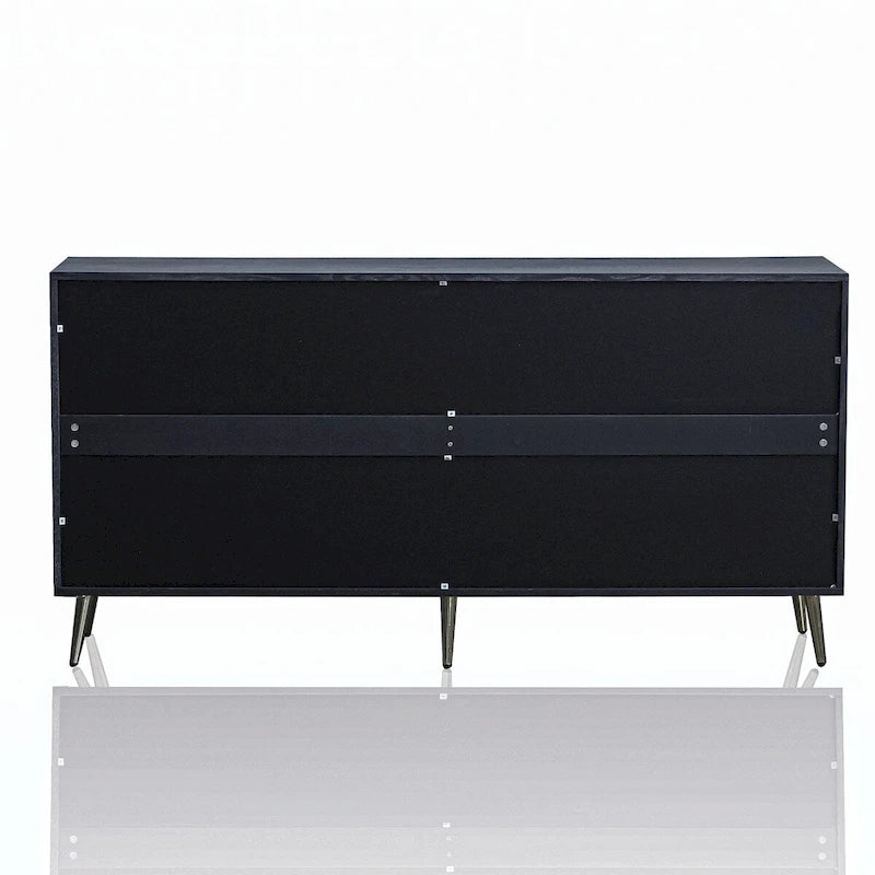 Madia/Credenza moderna laccata in legno a 4 ante