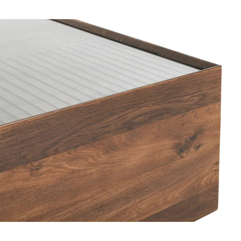 Tavolino da salotto Classic Home Santa Barbara 49 in vetro e legno
