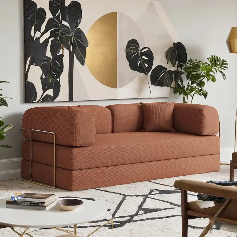 JASIWAY Divano Letto Trasformabile Moderno Vintage