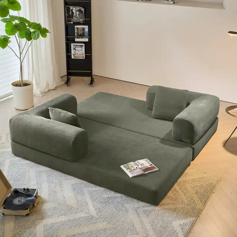 JASIWAY Divano Letto Trasformabile Moderno Vintage