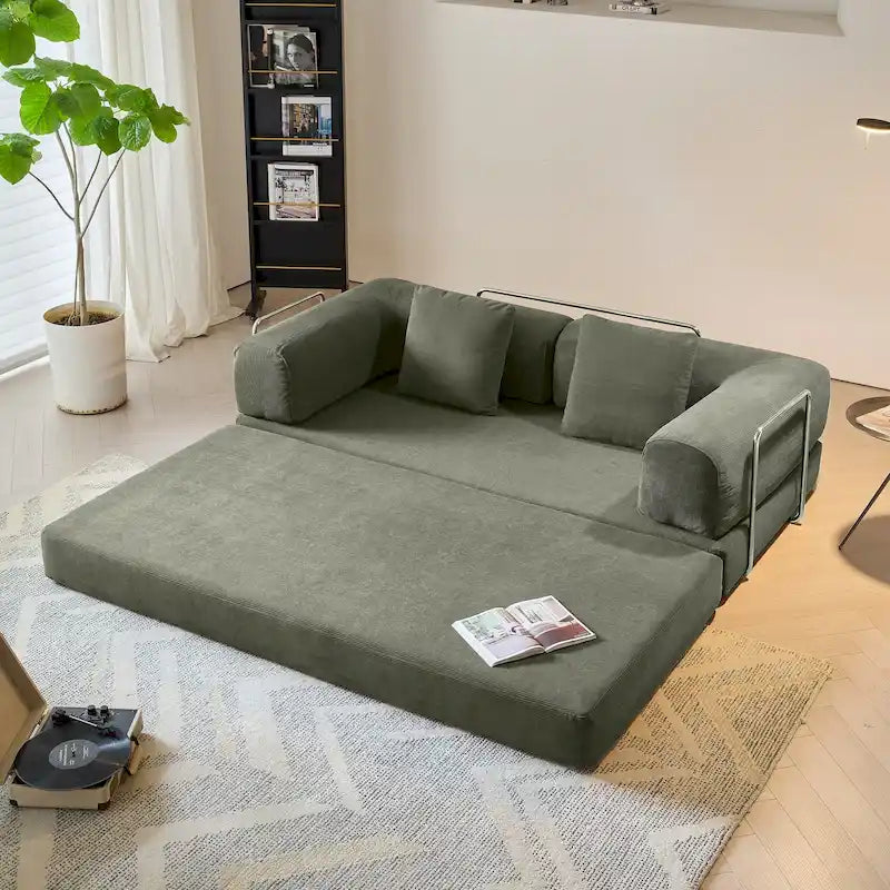 JASIWAY Divano Letto Trasformabile Moderno Vintage