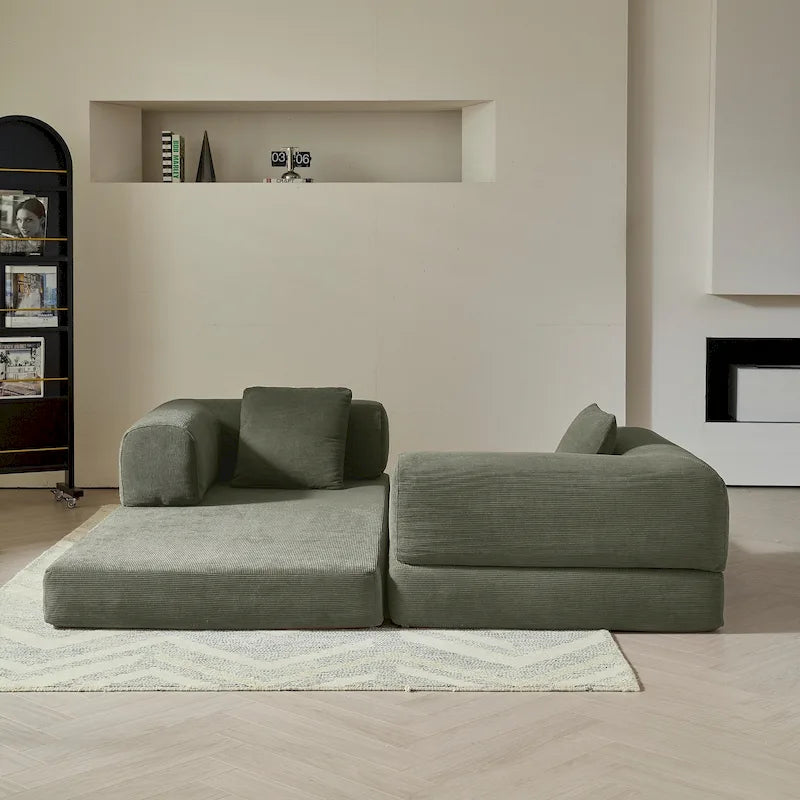 JASIWAY Divano Letto Trasformabile Moderno Vintage