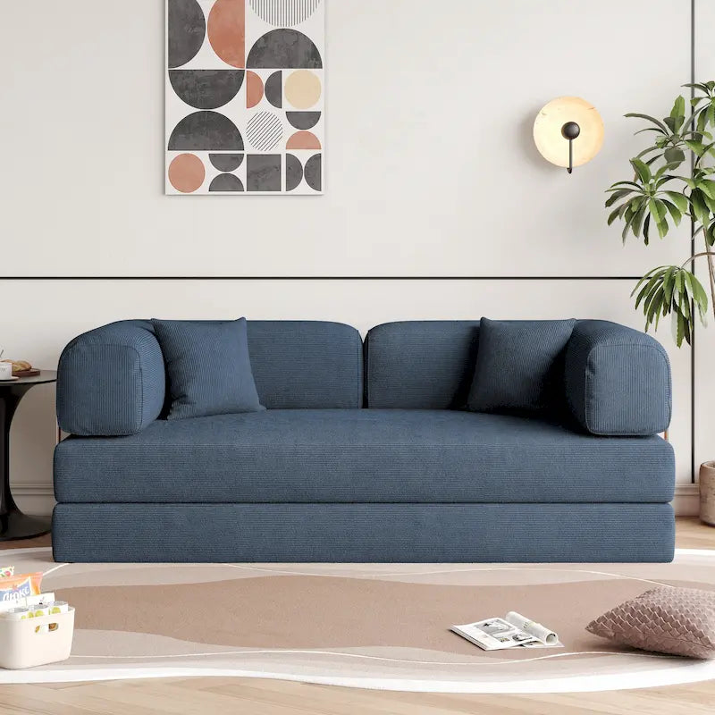JASIWAY Divano Letto Trasformabile Moderno Vintage