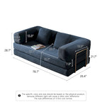 JASIWAY Divano Letto Trasformabile Moderno Vintage