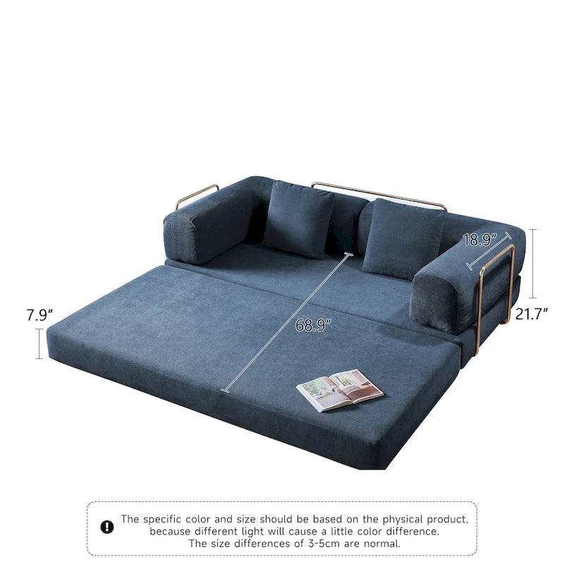 JASIWAY Divano Letto Trasformabile Moderno Vintage