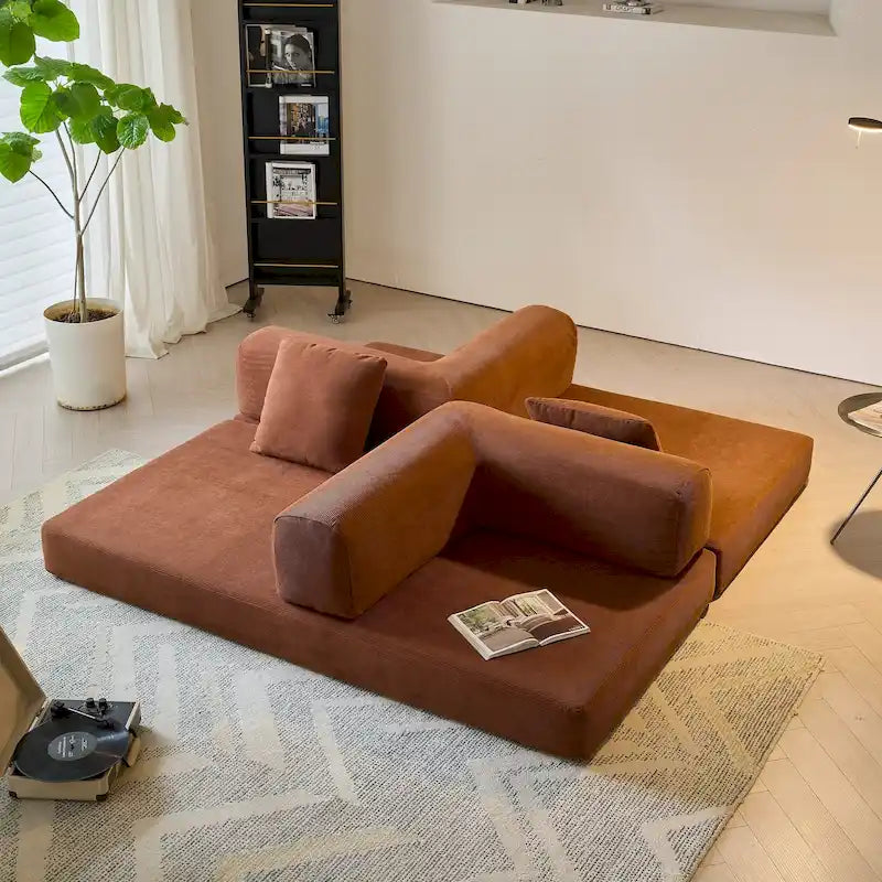 JASIWAY Divano Letto Trasformabile Moderno Vintage