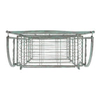 SAFAVIEH Bryn Scaffale da panettiere da esterno a 4 ripiani in ferro battuto vittoriano - 25 pollici L x 15 pollici P x 63 pollici H - 25 L x 15 P x 63 H