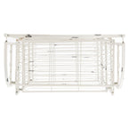 SAFAVIEH Bryn Scaffale da panettiere da esterno a 4 ripiani in ferro battuto vittoriano - 25 pollici L x 15 pollici P x 63 pollici H - 25 L x 15 P x 63 H