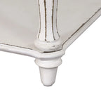 Comodino con Gambe Antico Bianco Magnolia Manor