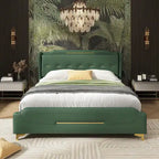 Letto Moderno Imbottito in Ecopelle