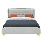 Letto Moderno Imbottito in Ecopelle