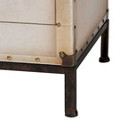 Baule Tavolino in Tela Laura Vintage