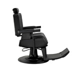 Poltrona da barbiere JAXSON Heavy Duty Reclining Hydraulic Barbershop Chair, telaio nero